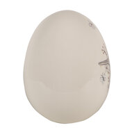 Clayre & Eef | Decoratie Beeld Ei Wit ø 13x16 cm | 6CE1674
