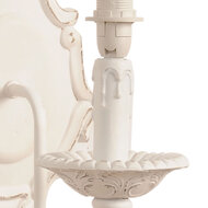 Clayre & Eef | Wandlamp Wit 19x25x24 cm E27/ Max 1x60W | W4Y0193
