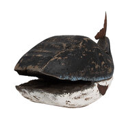 Clayre & Eef | Decoratie Walvis Zwart Wit 36x15x23 cm | 6H2349