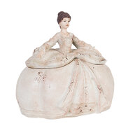 Clayre & Eef | Sieradendoos Dame Beige 22x18x21 cm | 6PR1033