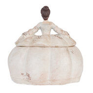 Clayre & Eef | Sieradendoos Dame Beige 22x18x21 cm | 6PR1033