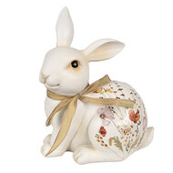 Clayre & Eef | Decoratie konijn Beige 15x11x20 cm | 6PR4126