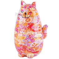 Dekoratief | Poes staand 'Modern Art Cashmere', resina, 10x9x16cm | A240706