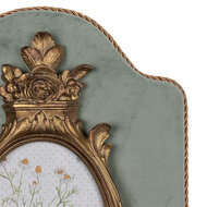 Clayre & Eef | Fotolijst Groen Goudkleurig 21x3x32 cm / 10x15 cm | 2F1082