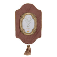 Clayre & Eef | Fotolijst Roze Goudkleurig 21x2x32 cm / 10x15 cm | 2F1084