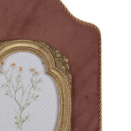 Clayre & Eef | Fotolijst Roze Goudkleurig 21x2x32 cm / 10x15 cm | 2F1084