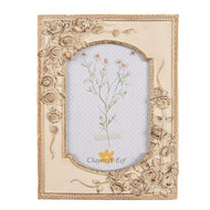Clayre & Eef | Fotolijst Beige 16x3x21 cm / 10x15 cm | 2F1057