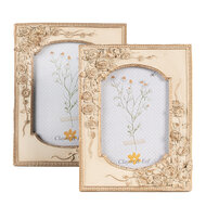 Clayre & Eef | Fotolijst Beige 18x3x23 cm / 13x18 cm | 2F1058
