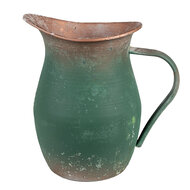 Clayre & Eef | Decoratieve kan Groen 19x13x19 cm | 6Y5500