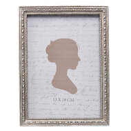 Clayre & Eef | Fotolijst Zilverkleurig 14x2x19 cm / 13x18 cm | 2F0489L