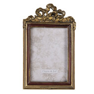 Clayre & Eef | Fotolijst Goudkleurig 8x1x13 cm / 6x9 cm | 2F0684