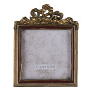 Clayre & Eef | Fotolijst Goudkleurig 9x1x11 cm / 7x7 cm | 2F0685