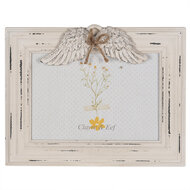 Clayre & Eef | Fotolijst Wit 24x3x19 cm / 18x13 cm | 2F0887W