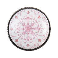 Clayre & Eef | Deurknop Roze ø 3x2 cm | 61879