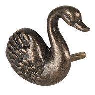 Clayre & Eef | Deurknop Bruin 4x3x5 cm | 64523