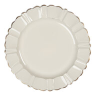 Clayre & Eef | Onderborden Beige ø 33x1 cm | 64595N