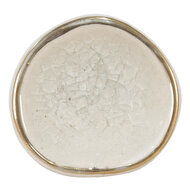 Clayre & Eef | Deurknop Wit 4x4x7 cm | 65047