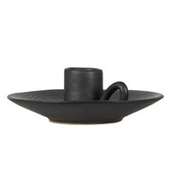 Clayre & Eef | Kandelaar Grijs ø 13x4 cm | 6CE1299