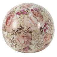 Clayre & Eef | Decoratie Beeld Bal Roze ø 9x8 cm | 6CE1412M