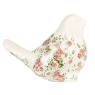 Clayre & Eef | Decoratie beeld Vogel Roze 19x11x14 cm | 6CE1567L