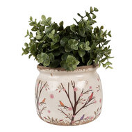 Clayre & Eef | Bloempot Binnen Beige Bruin ø 16x13 cm | 6CE1642M