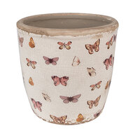 Clayre & Eef | Bloempot Binnen Beige ø 16x16 cm | 6CE1661L