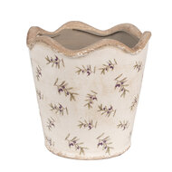 Clayre & Eef | Bloempot Binnen Beige ø 19x18 cm | 6CE1672L