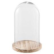 Clayre & Eef | Stolp Transparant ø 18x28 cm | 6GL2170