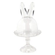 Clayre & Eef | Stolp Transparant ø 14x23 cm | 6GL3377