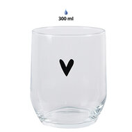 Clayre & Eef | Waterglas Trasparant 300 ml | 6GL4398