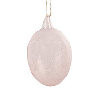 Clayre & Eef | Decoratie Hanger ei Roze ø 6x10 cm | 6GL4447