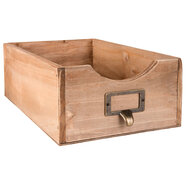 Clayre & Eef | Tijdschriftenhouder Bruin 18x29x10 cm | 6H1442
