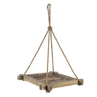 Clayre & Eef | Plantenhanger Binnen Bruin 36x36x4/44 cm | 6H2095