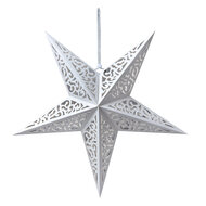 Clayre & Eef | Kerstdecoratie Ster Wit 60x18x60 cm | 6PA0510L