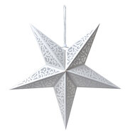Clayre & Eef | Kerstdecoratie Ster Wit 60x22x60 cm | 6PA0511L
