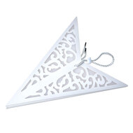 Clayre & Eef | Kerstdecoratie Ster Wit 60x22x60 cm | 6PA0511L
