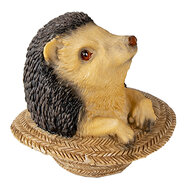 Clayre & Eef | Decoratie Beeld Egel Bruin 8x8x9 cm | 6PR3343