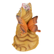 Clayre & Eef | Decoratie Beeld Kat Bruin 12x10x15 cm | 6PR3352