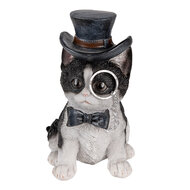 Clayre & Eef | Decoratie Beeld Kat Zwart 11x9x17 cm | 6PR3370