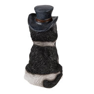 Clayre & Eef | Decoratie Beeld Kat Zwart 11x9x17 cm | 6PR3370
