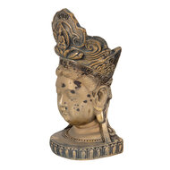 Clayre & Eef | Decoratie Beeld Boeddha Goudkleurig 11x9x22 cm | 6PR3620