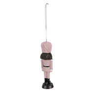 Clayre & Eef | Decoratie Hanger Notenkraker Roze 4x3x13 cm | 6PR3682