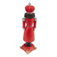 Clayre & Eef | Kerstdecoratie Notenkraker Rood 8x8x24 cm | 6PR3715