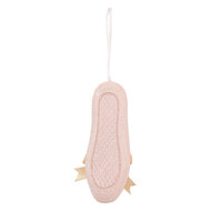 Clayre & Eef | Decoratie Hangers Balletschoen Roze, Beige 4x4x12 cm | 6PR3802