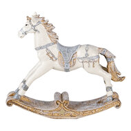 Clayre & Eef | Decoratie Hobbelpaard Meerkleurig 16x4x14 cm | 6PR4657