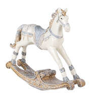 Clayre & Eef | Decoratie Hobbelpaard Meerkleurig 16x4x14 cm | 6PR4657