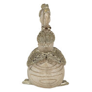 Clayre & Eef | Decoratie Beeld Zwaan Beige 11x6x10 cm | 6PR4687