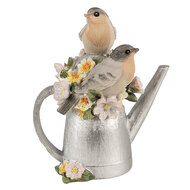 Clayre & Eef | Decoratie Beeld Gieter Grijs 11x8x13 cm | 6PR4982