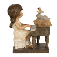 Clayre & Eef | Decoratie kind Bruin 10x6x10 cm | 6PR5029