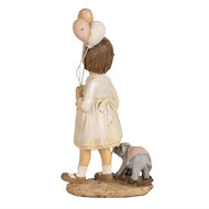 Clayre & Eef | Decoratie kind Beige 9x6x18 cm | 6PR5031